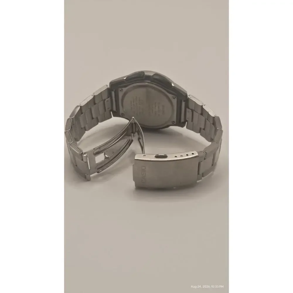 Casio AW-80D-1AV Telememo 30 Ana-Digi Watch Stainless Steel Module 2747